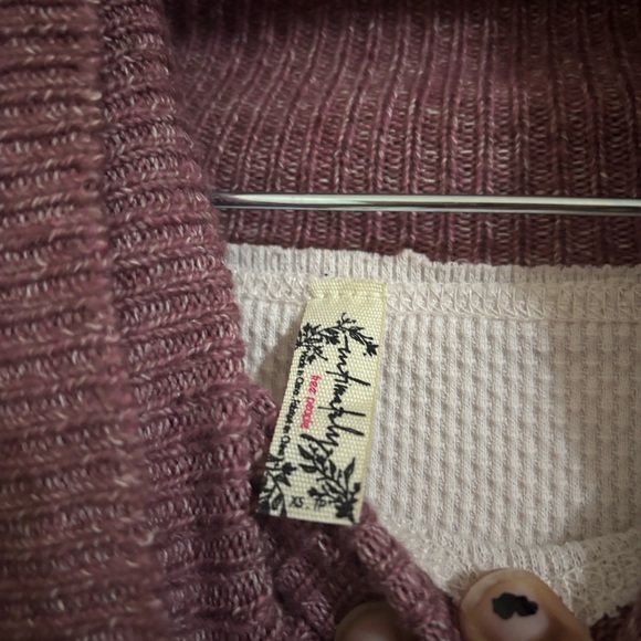 Free People Intimately Make it Cozy Thermal Tunic Top size XS - Picture 2 of 6